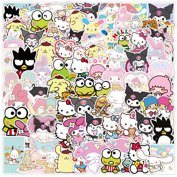 Autocollants décoratifs kawaii pour téléphone et ordinateur