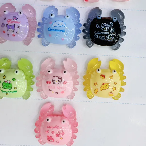 Breloques résine Sanrio pour ongles et coque de téléphone