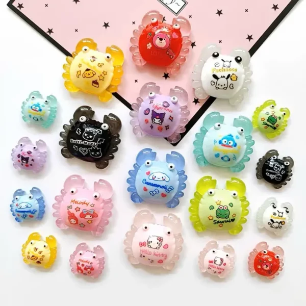 Breloques résine Sanrio pour ongles et coque de téléphone