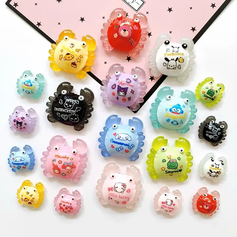 Breloques résine Sanrio pour ongles et coque de téléphone
