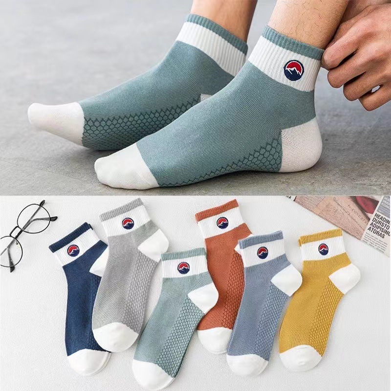 Lot de 10 paires de chaussettes basses de sport respirantes pour homme et femme