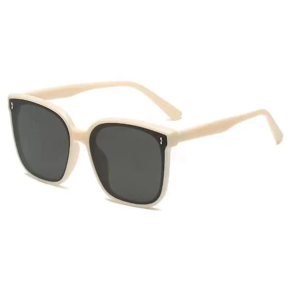 Lunettes de soleil UV400 sans monture, verres gris, protection UV catégorie 2