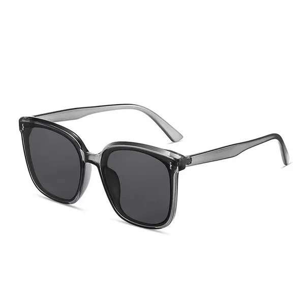 Lunettes de soleil UV400 sans monture, verres gris, protection UV catégorie 2