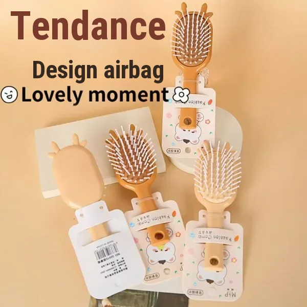 Peigne à coussin d'air portable pour cheveux, brosse massage