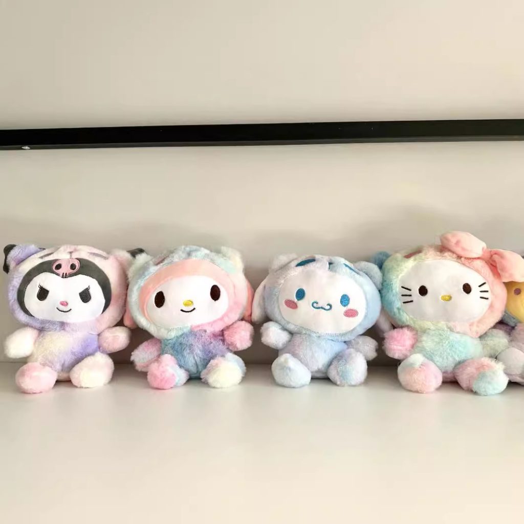Peluche douce de 20 cm, personnage kawaii à collectionner, 4 modèles