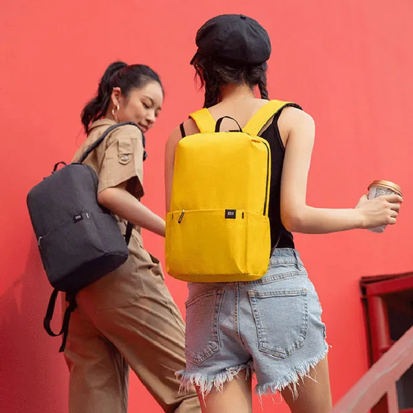 Sac à dos compact 10L déperlant en polyester, coloris unis