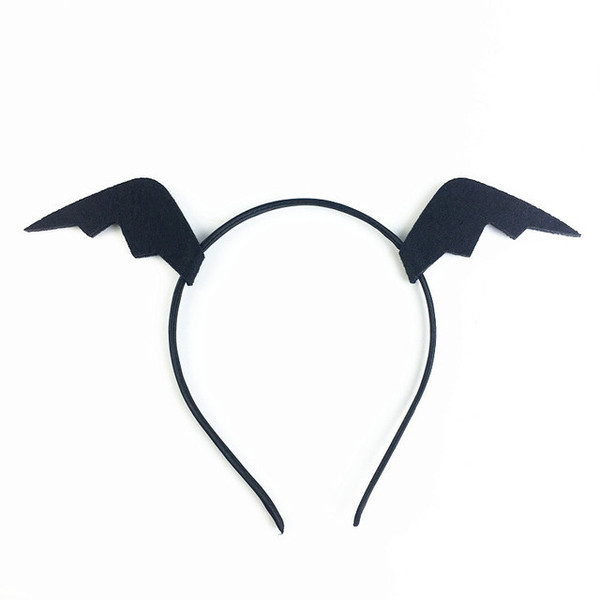 Bandeau serre-tête à cornes de diable et ailes pour costume