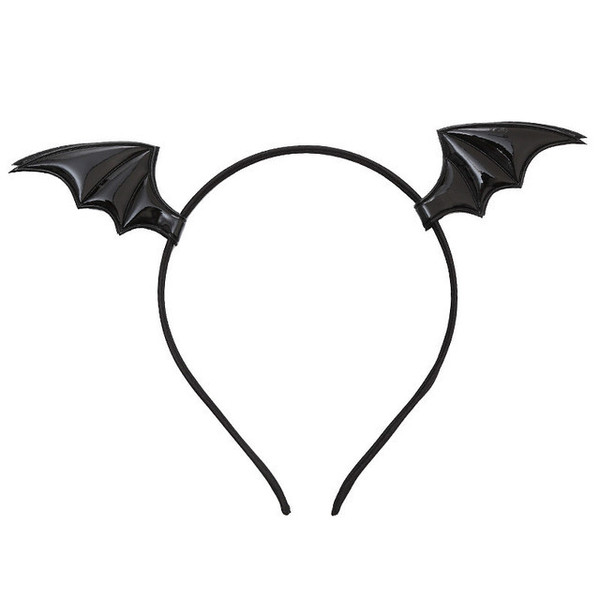 Bandeau serre-tête à cornes de diable et ailes pour costume