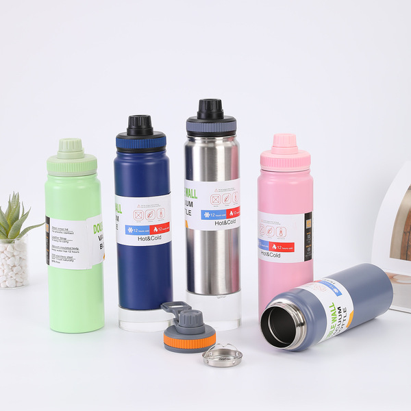Bouteille isotherme en acier inoxydable 1000 ml avec poignée