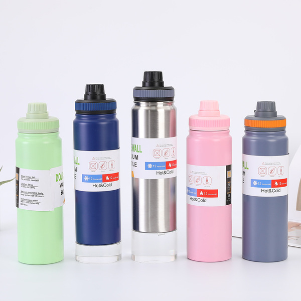 Bouteille isotherme en acier inoxydable 1000 ml avec poignée