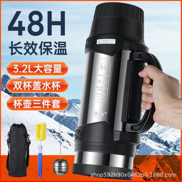 Bouteille isotherme en acier inoxydable 2,6 L / 3,2 L