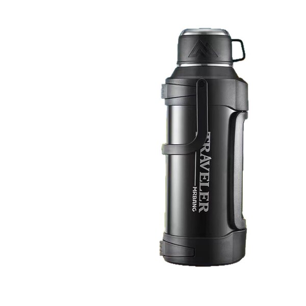 Bouteille isotherme grande capacité en acier inoxydable 316L avec poignée