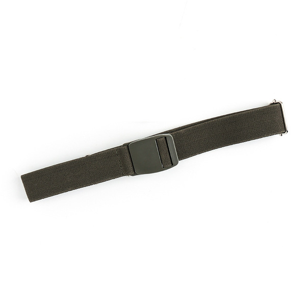 Ceinture élastique tissée réglable pour sport et loisirs, coloris uni