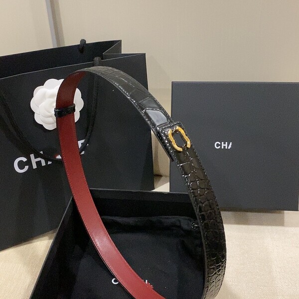 Ceinture femme en cuir véritable largeur 2,5 cm, boucle alliage