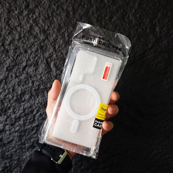 Coque acrylique transparente magnétique pour Galaxy S26 S25 S24