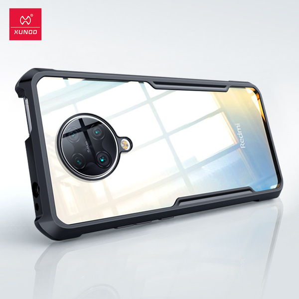 Coque anti-choc transparente pour Redmi Note 9S, Note 8 Pro et Poco X3
