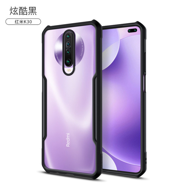 Coque anti-choc transparente pour Redmi Note 9S, Note 8 Pro et Poco X3
