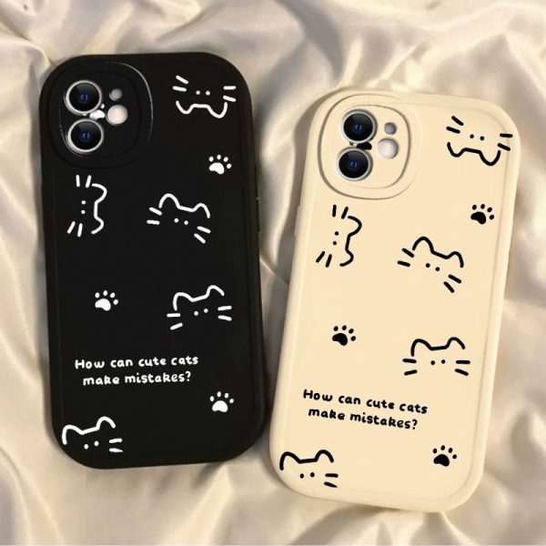 Coque antichoc motif chat avec corde pour Huawei nova 12/11/12 Pro/Ultra
