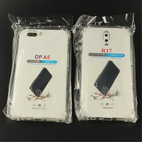 Coque arrière souple transparente antichoc en TPU pour smartphone