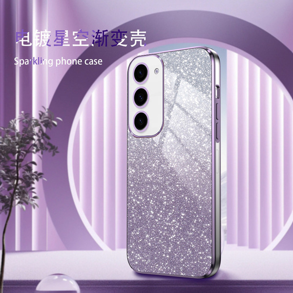 Coque de protection anti-chute pour Samsung Galaxy S26/S25/S24, dégradé violet