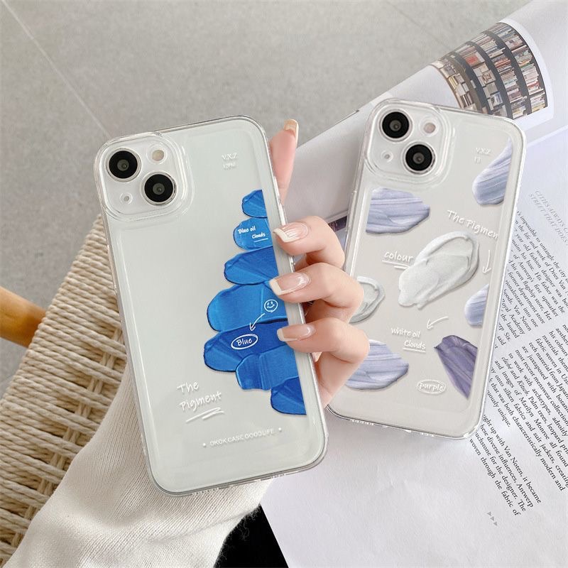 Coque de protection iPhone en TPU, motif espace créatif, anti-choc