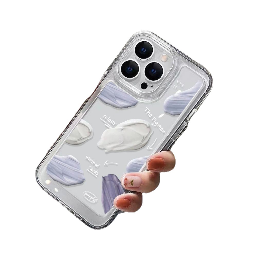 Coque de protection iPhone en TPU, motif espace créatif, anti-choc