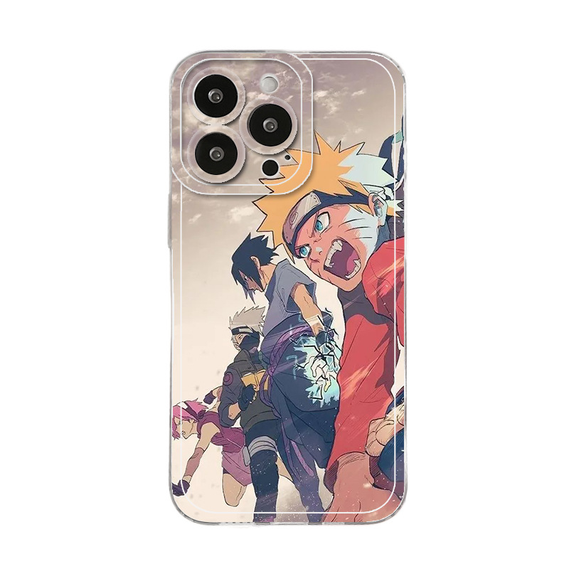 Coque de protection iPhone transparente Naruto anti-choc