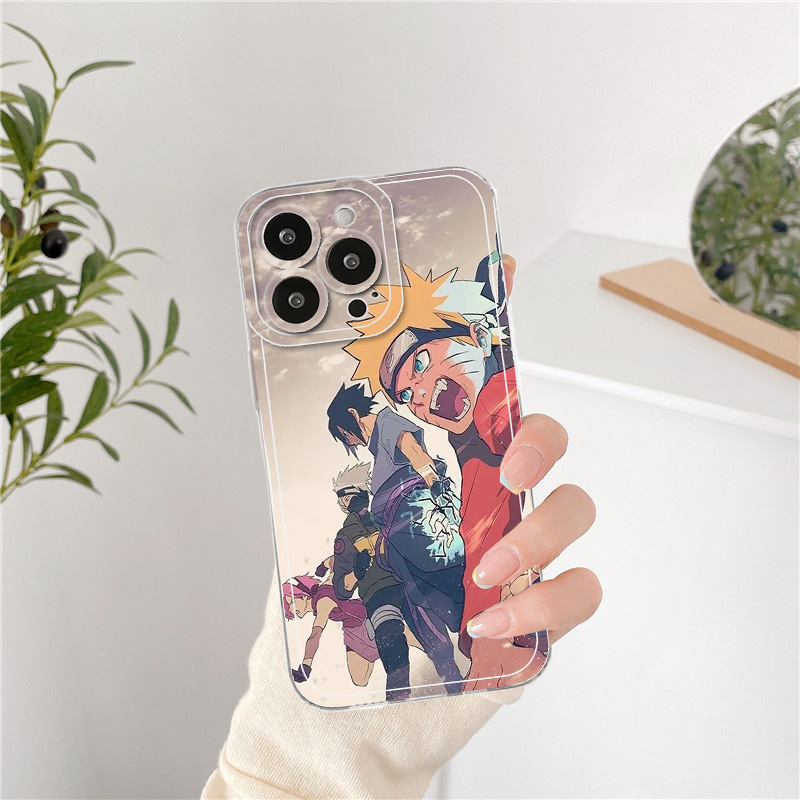 Coque de protection iPhone transparente Naruto anti-choc