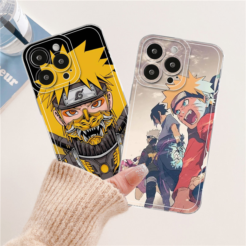 Coque de protection iPhone transparente Naruto anti-choc