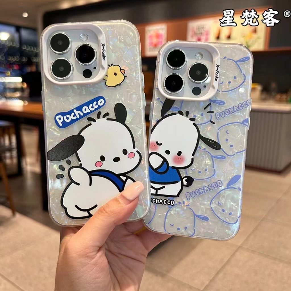 Coque de protection iPhone transparente semi-transparente motifs dessin animé