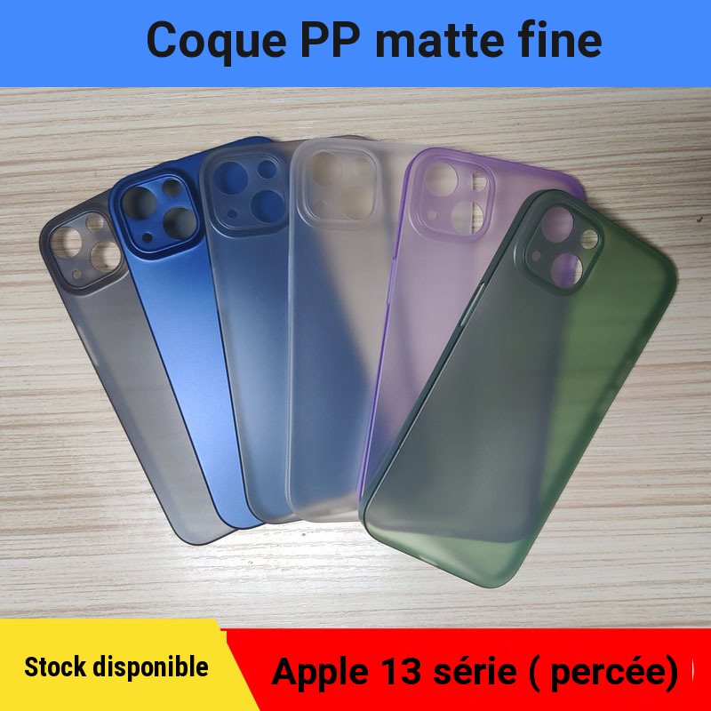 Coque de protection matte pour iPhone 13, 13 Pro, 13 Pro Max et 13 Mini