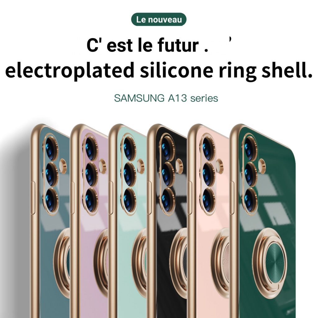 Coque de protection Samsung Galaxy A13 A33 A53 A73 A03S avec anneau