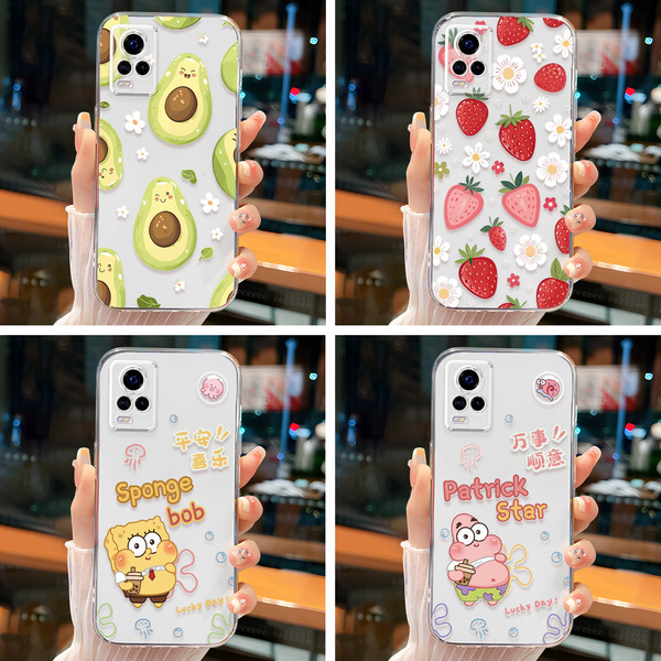 Coque de protection transparente antichute pour Vivo S7 / V2020A
