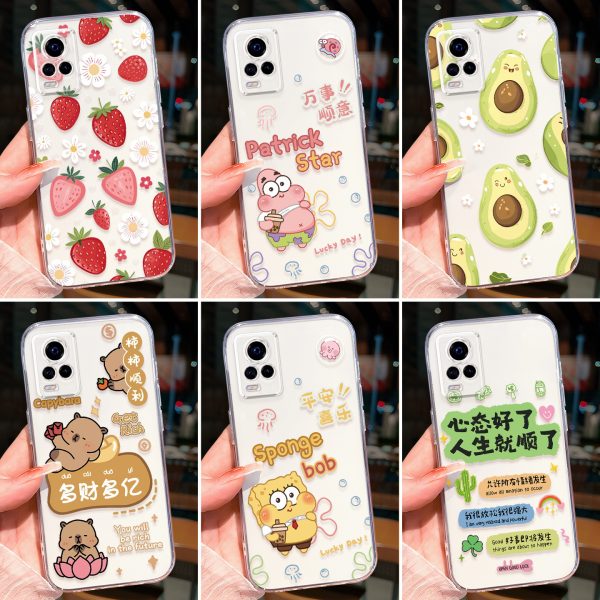 Coque de protection transparente antichute pour Vivo S7 / V2020A