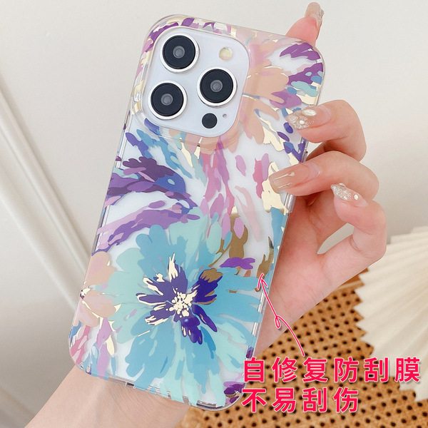 Coque de protection transparente imprimée pour Samsung Galaxy S24 S23 S22