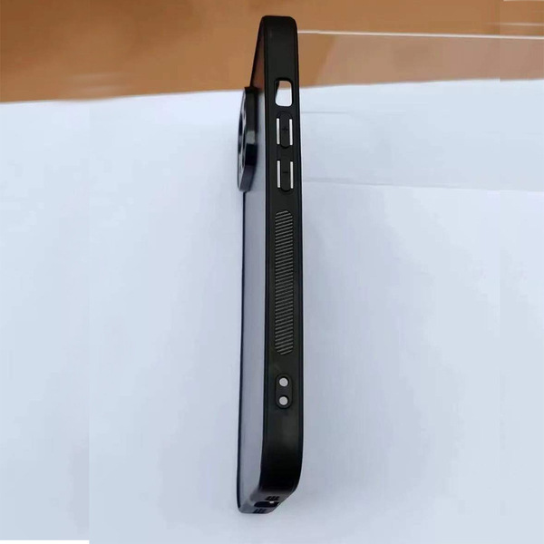 Coque de téléphone 2 en 1 antichoc avec verre et motif antidérapant pour iPhone