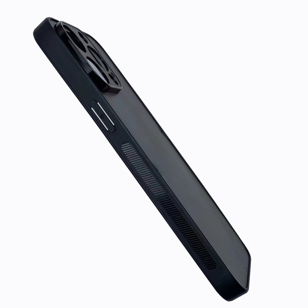 Coque de téléphone 2 en 1 antichoc avec verre et motif antidérapant pour iPhone