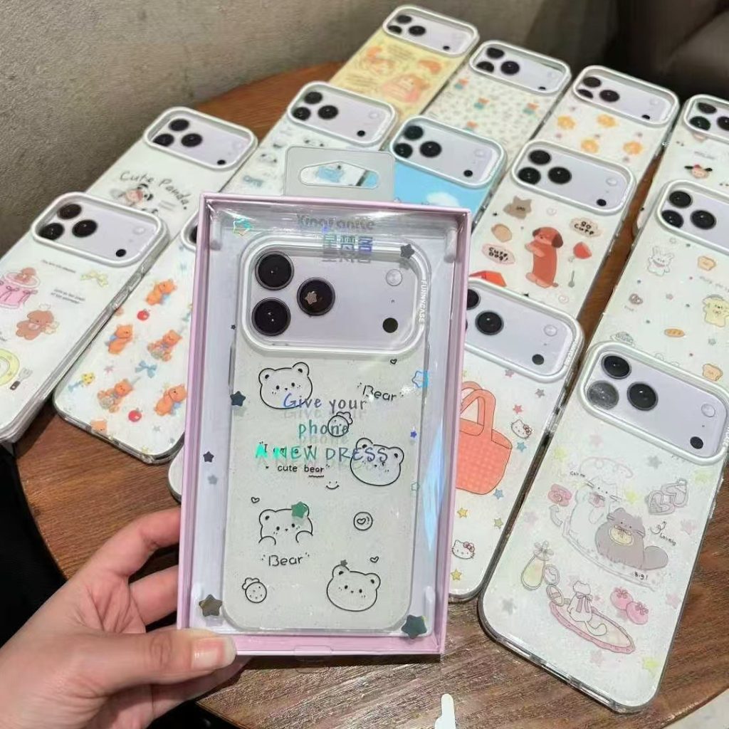 Coque de téléphone avec motifs dessin animé et strass pour smartphone