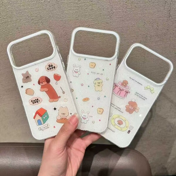 Coque de téléphone avec motifs dessin animé et strass pour smartphone