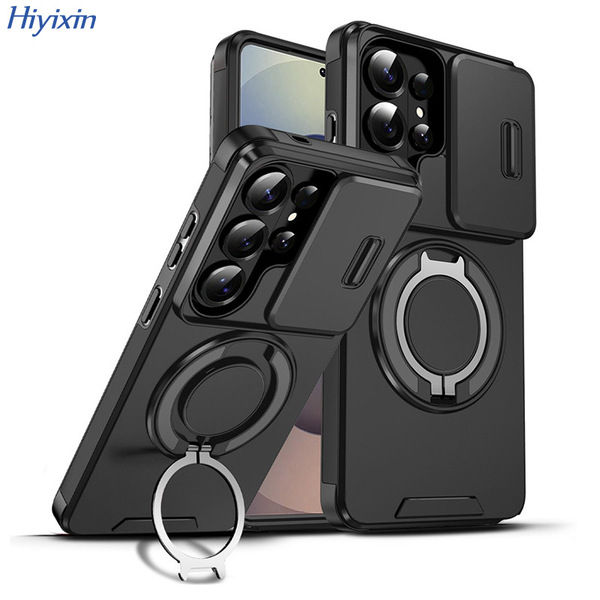 Coque de téléphone avec support rotatif pour Samsung Galaxy S20 FE à S23 Ultra