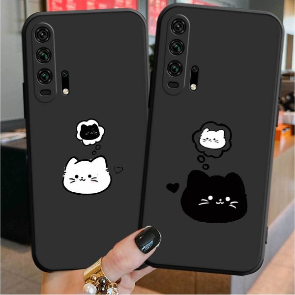 Coque de téléphone en silicone antichoc pour Honor 20 Pro, motif dessin animé