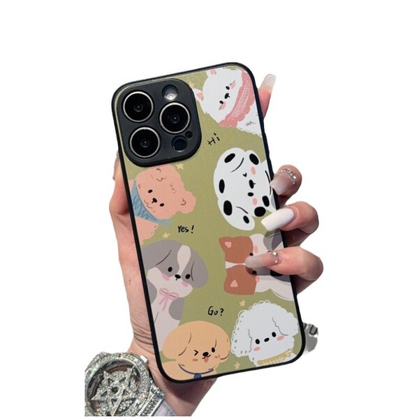 Coque de téléphone en silicone noir avec motif peint, compatible Vivo série X