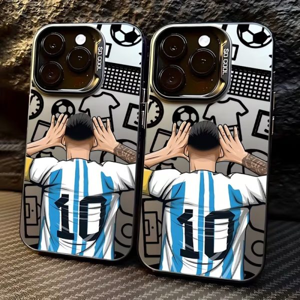 Coque de téléphone motif football numéro 10 Argentine pour iPhone 18 Pro Max