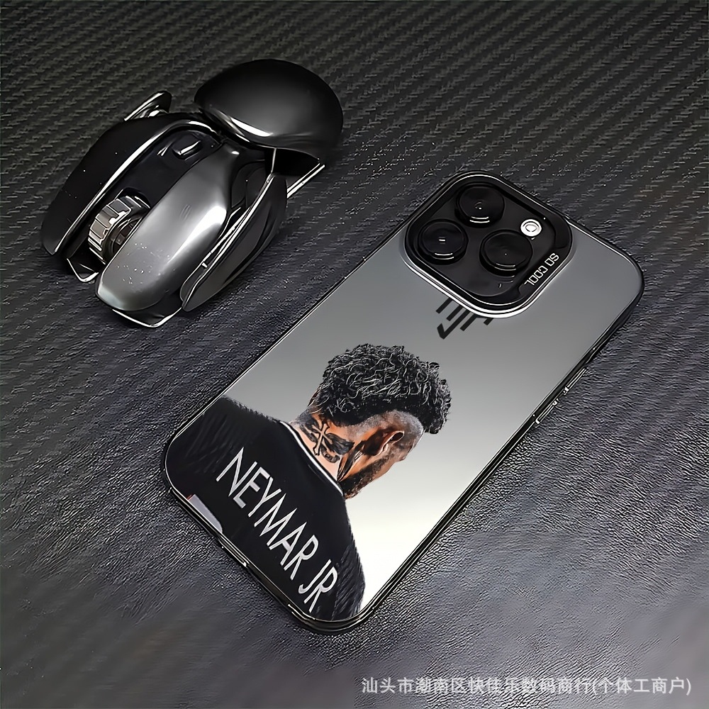 Coque de téléphone motif football tendance compatible iPhone 7 à 11 Pro Max