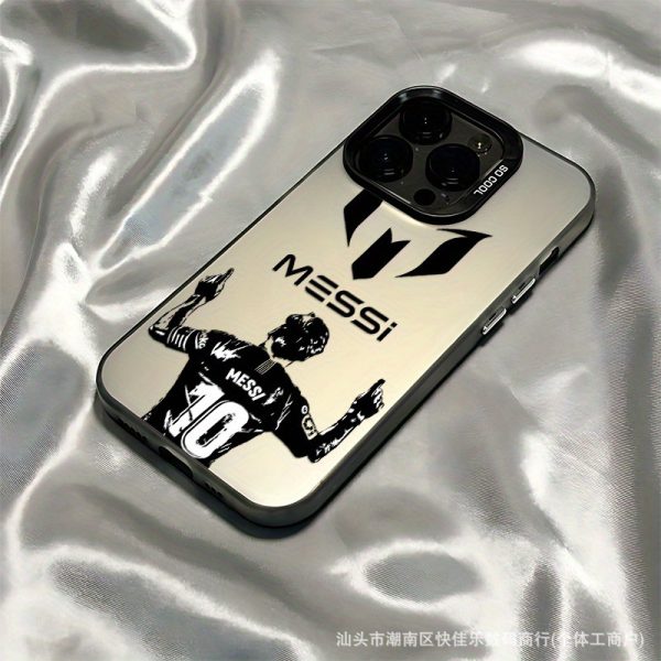 Coque de téléphone motif football tendance compatible iPhone 7 à 11 Pro Max