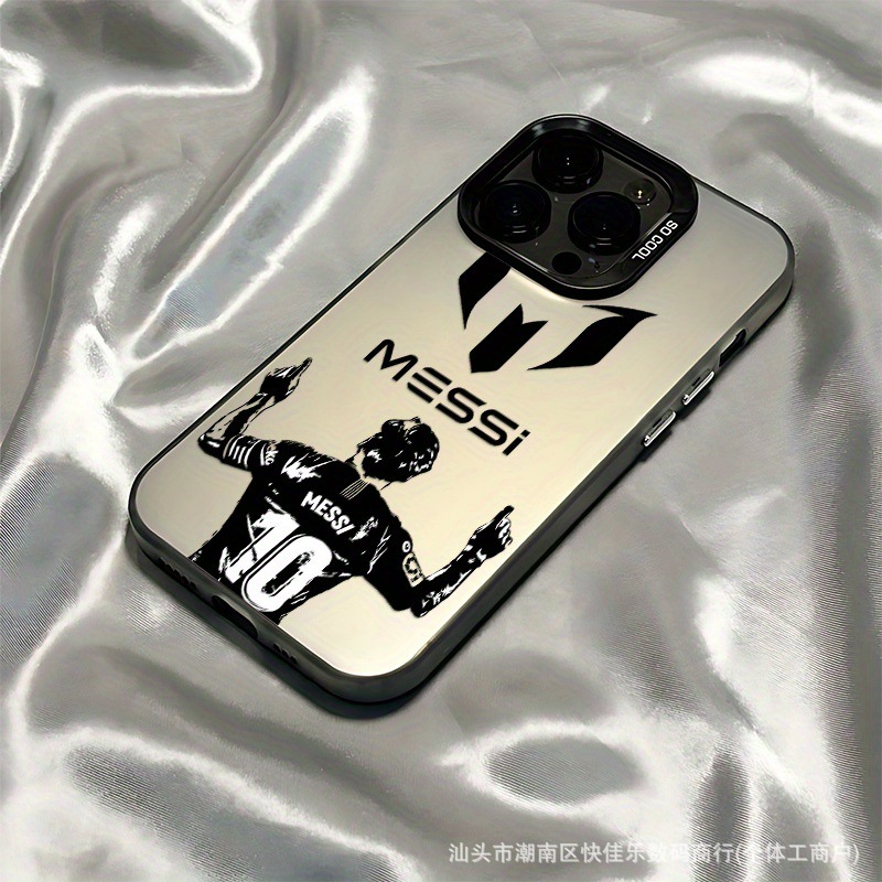 Coque de téléphone motif football tendance compatible iPhone 7 à 11 Pro Max