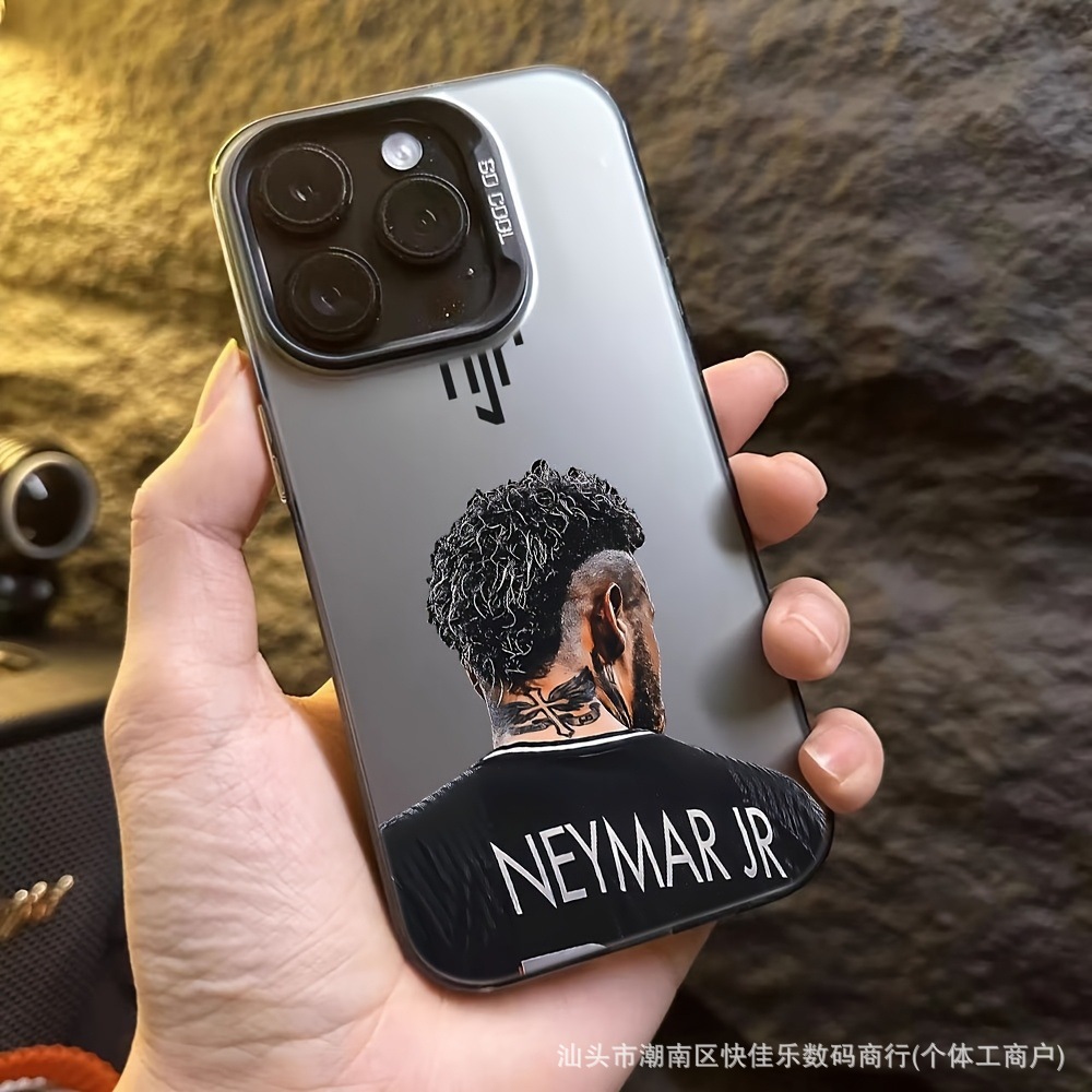 Coque de téléphone motif football tendance compatible iPhone 7 à 11 Pro Max
