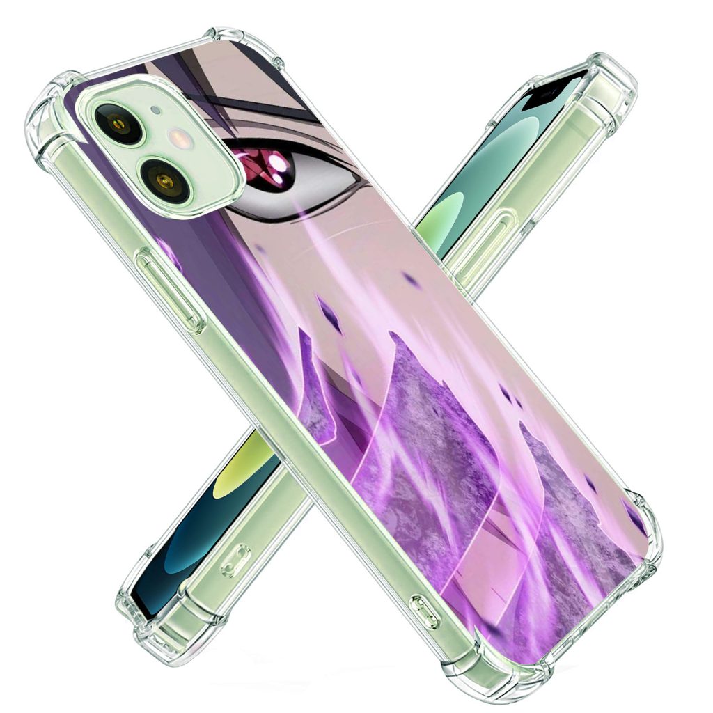 Coque de téléphone Naruto avec coins airbag pour iPhone