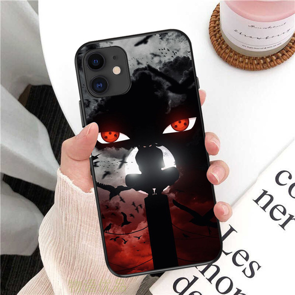 Coque de téléphone Naruto compatible iPhone 14, 13, 12, 11, XS, XR