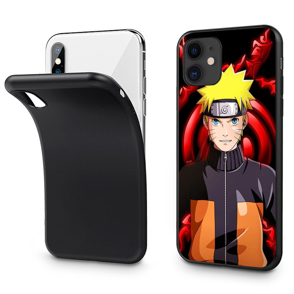 Coque de téléphone Naruto pour iPhone, motif anime Kakashi